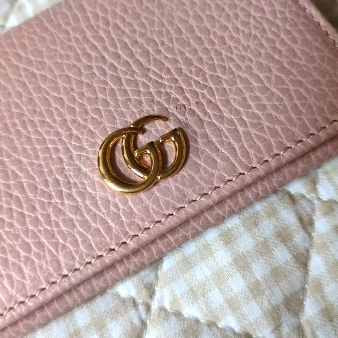 GUCCI♥ダブルG　名刺入れ　カードケース　ピンク