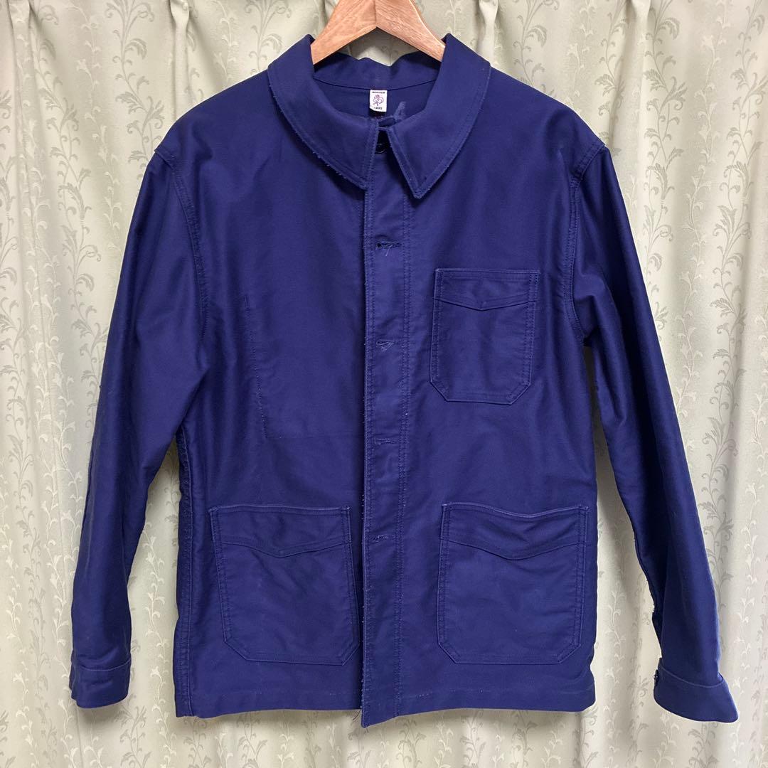 LE TRAVAILLEUR GALLICE　モールスキンカバーオール　ブルー