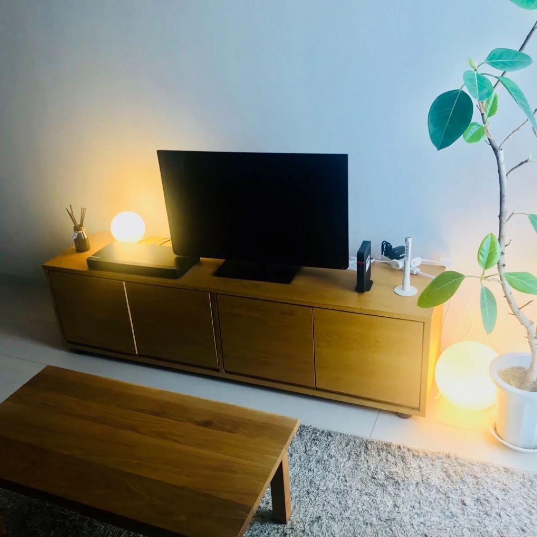 廃盤　新品未開封 L 無印良品 フロアライト 丸 MJ-FM35A-W