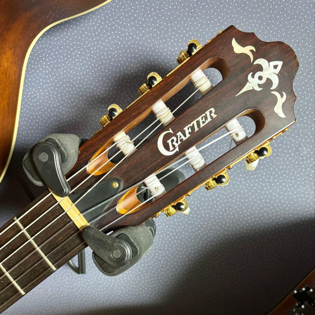Crafter エレガットギター CT125C-N ケース付き【弦高調整済】