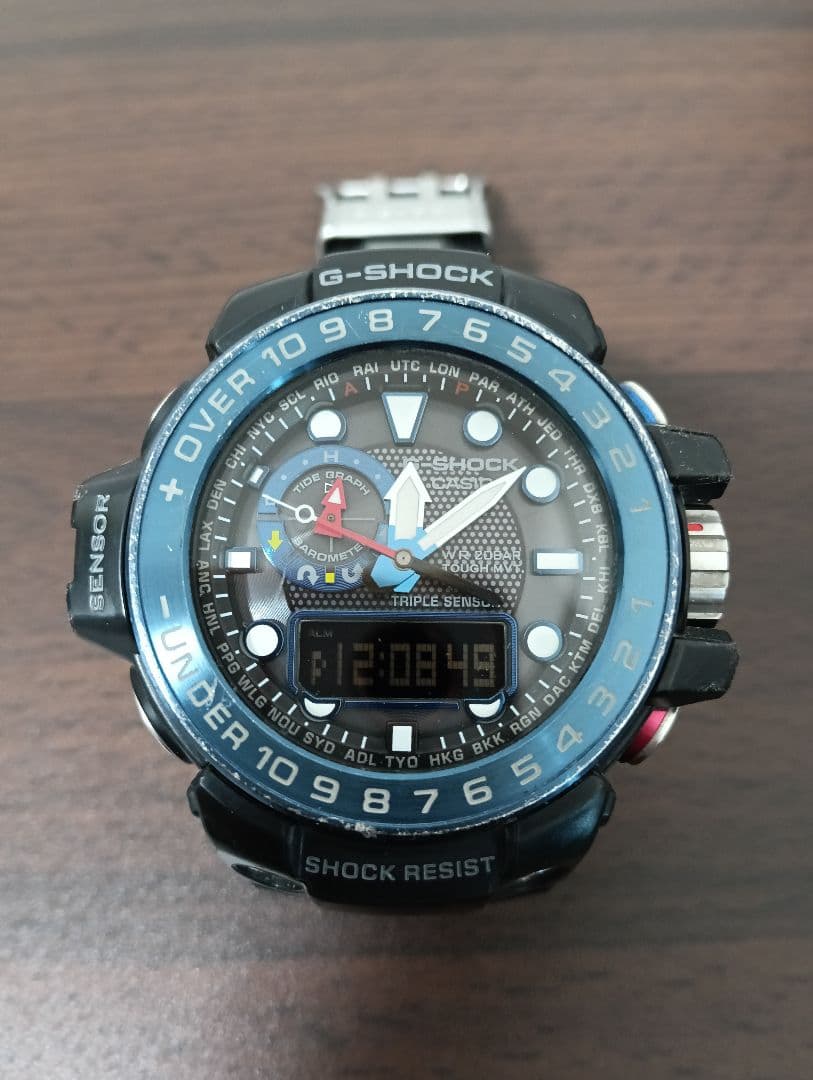 ジーショック 電波ソーラー ガルフマスター 高級上位モデル