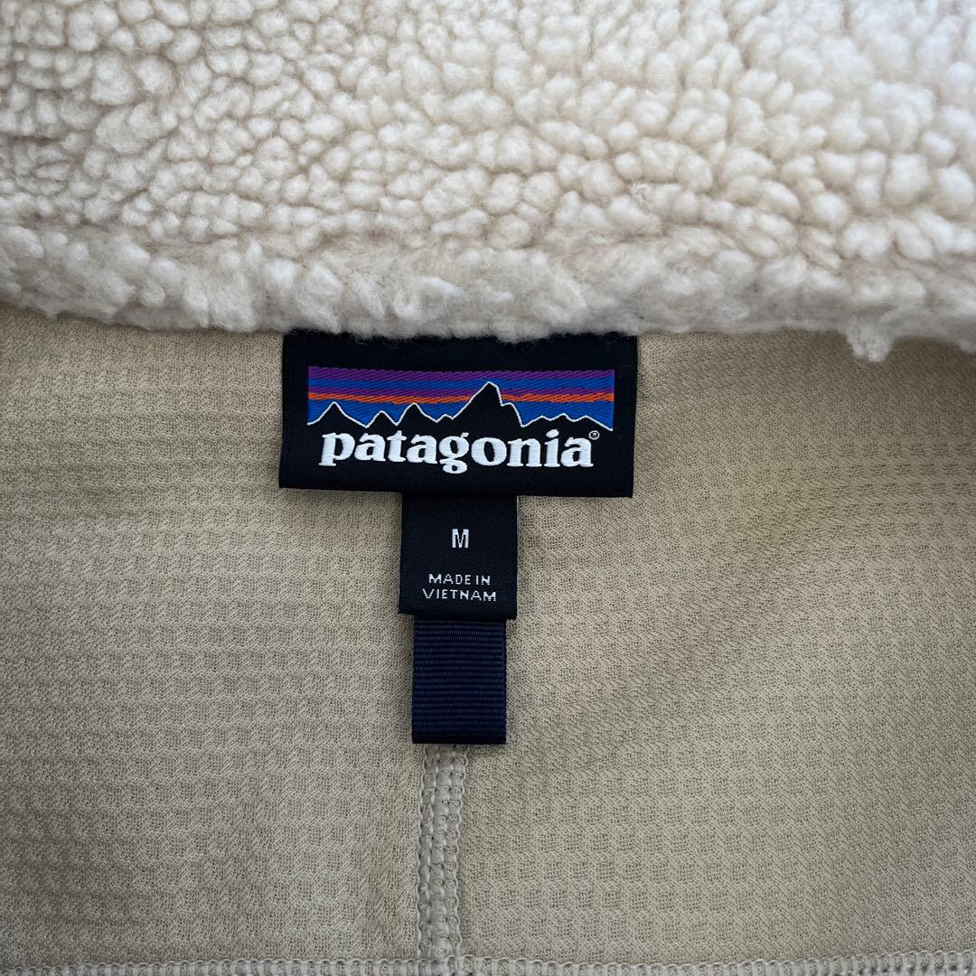 patagonia レトロＸ　ベスト Mサイズ クリーム/ブルー
