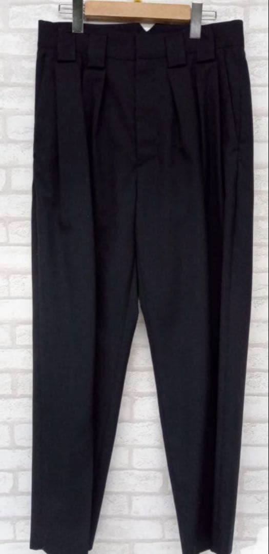 stein シュタイン DOUBLE WIDE TROUSERS Black S