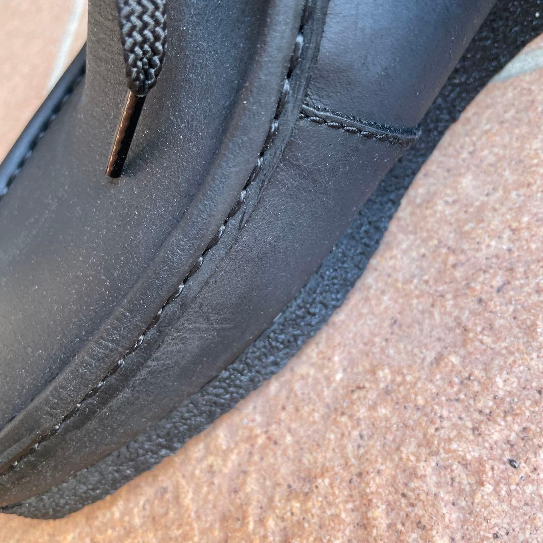 クラークス　ワラビー　モカシン　ブラックレザー