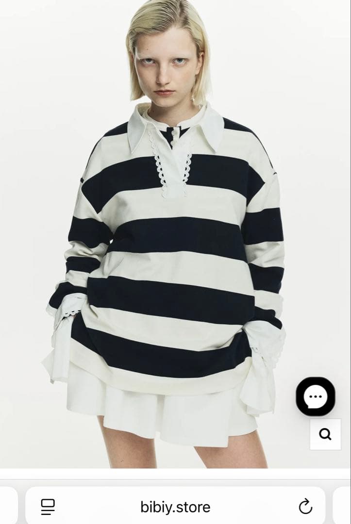 Bibiy. FRANCINE RUGBY TOP ビビィ