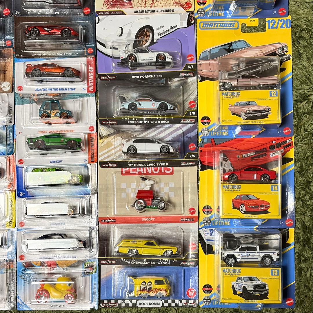 ホットウィール 37点セット R34 ゴジラ RWB トレハン まとめ売り