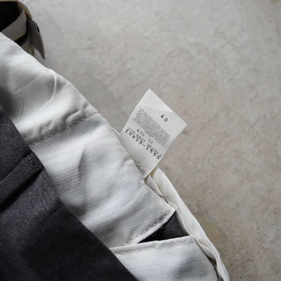 90s SLATES スレイツ ツータックスラックス ダークグレーW34 L31