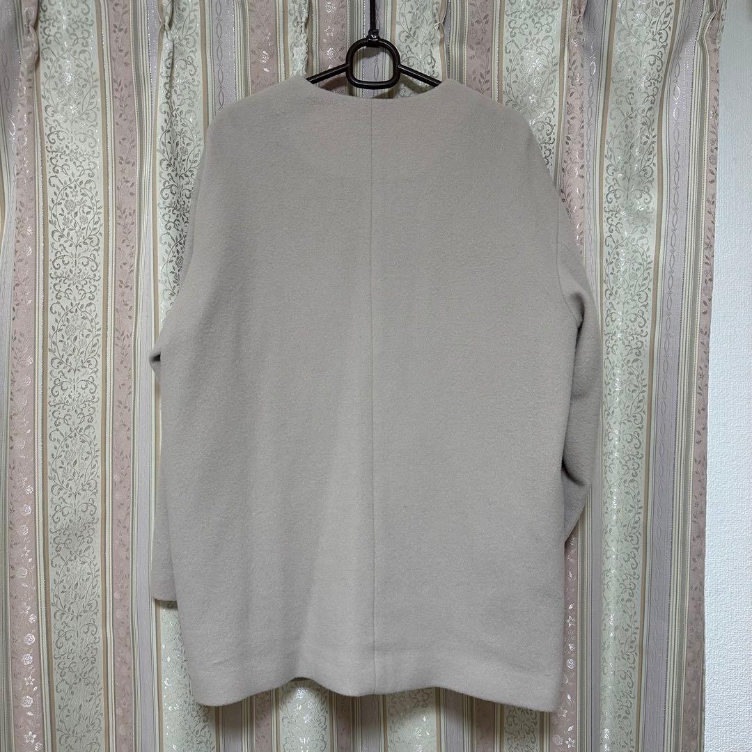 ナチュラルビューティーベーシック オーバーハーフコート ベージュ