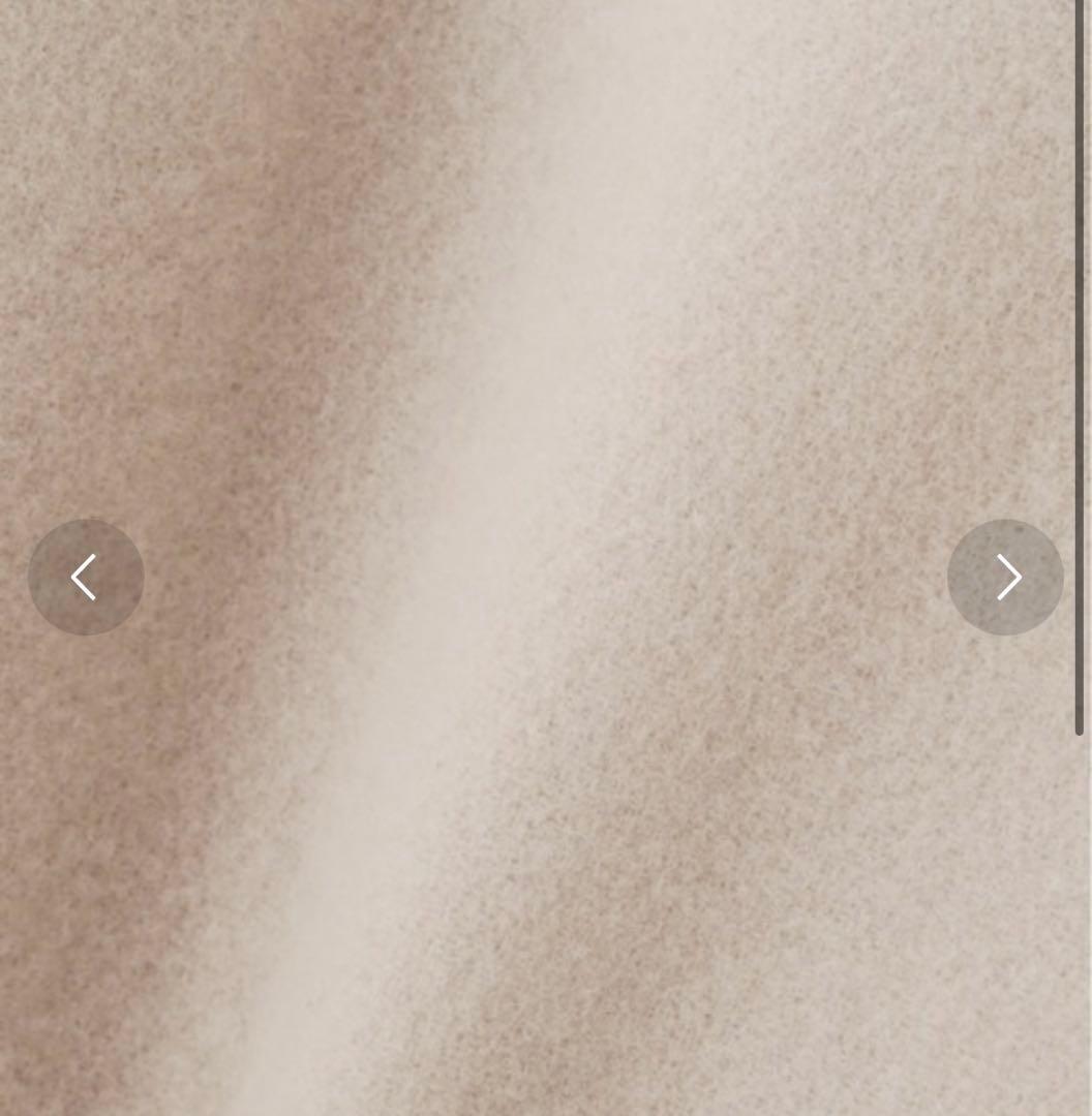 ナチュラルビューティーベーシック オーバーハーフコート ベージュ