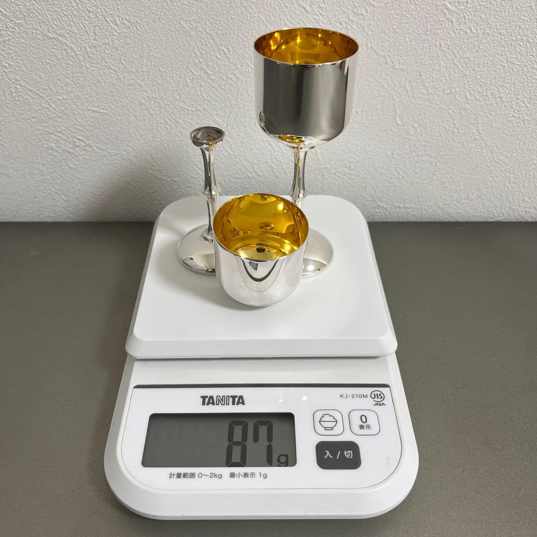 ★早い者勝ち★【純銀 87g】田中貴金属 シルバー 銀製品 グラス 2点セット