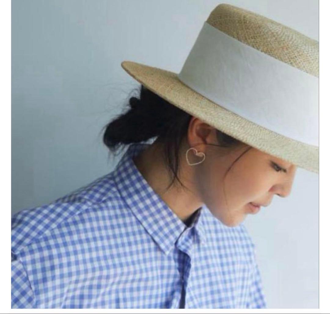 THE 9 SHOP カンカン帽 ホワイト