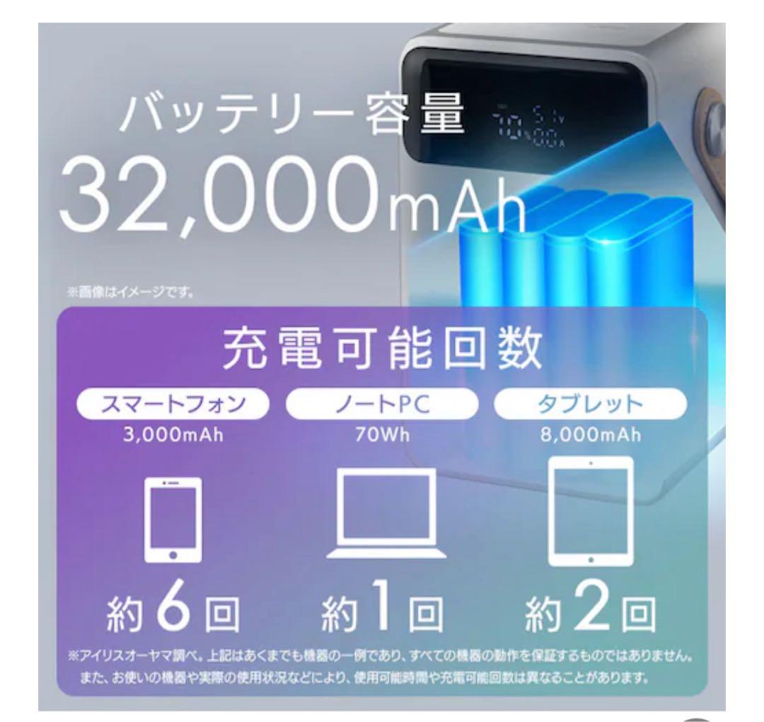 【新品未開封】モバイルバッテリー バッテリーステーション 大容量 コンパクト