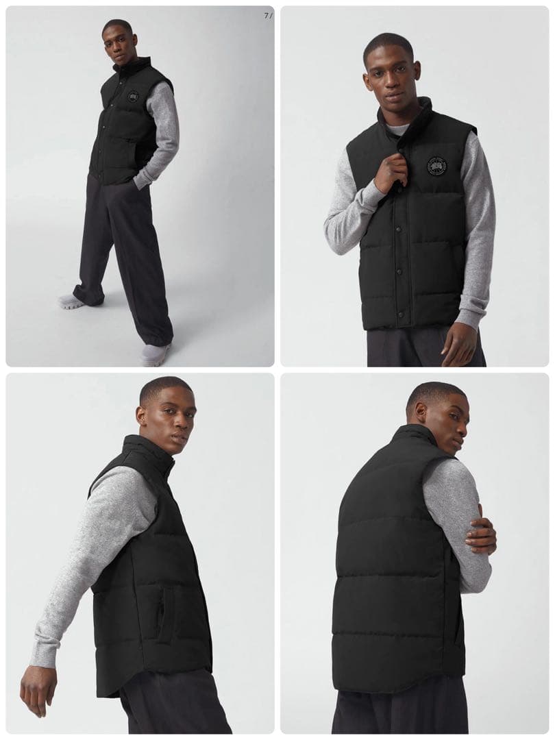 最終値下げ！新品未使用！カナダグース ギャルソンベスト ブラックレーベル希少XL