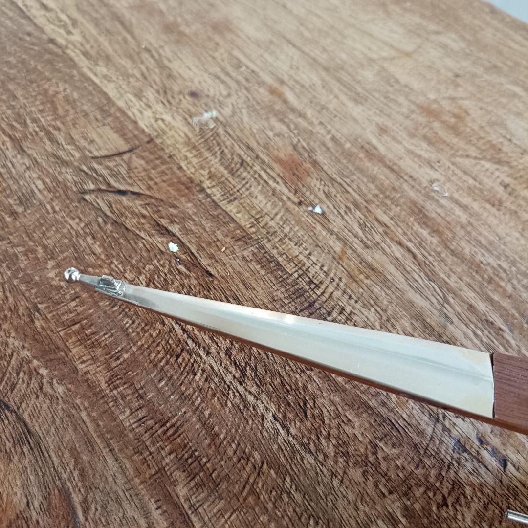 銀無垢 ウッド 銀細工 ミニチュア ボート 船 模型 ビンテージ イタリア 刻印