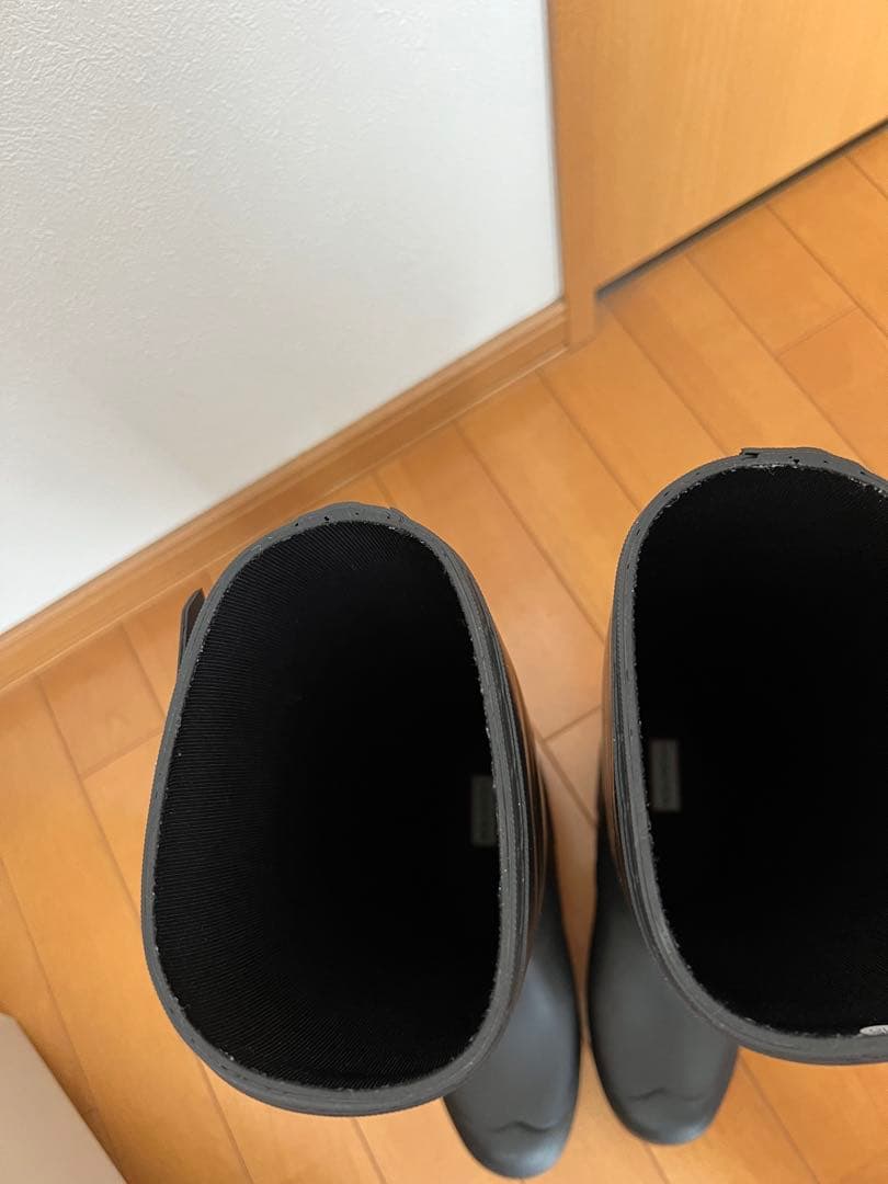 美品【25.0】 HUNTER ハンター ブラック 長靴・レインブーツ