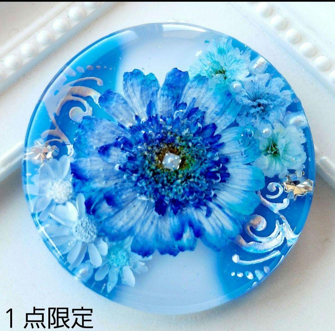 キラ　レジン　ヘアゴム　ポニーフック　ブローチ