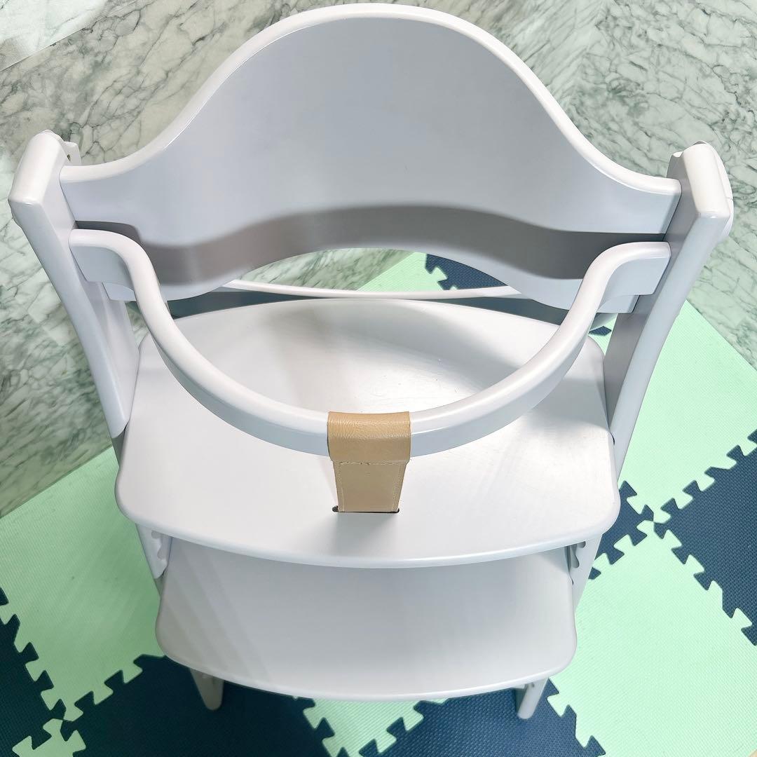 大和屋 アッフルチェア ハイチェ 椅子 ベビー テーブル ガード付き