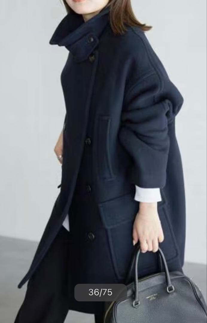 SLOBE IENA メルトンBIG Pコート