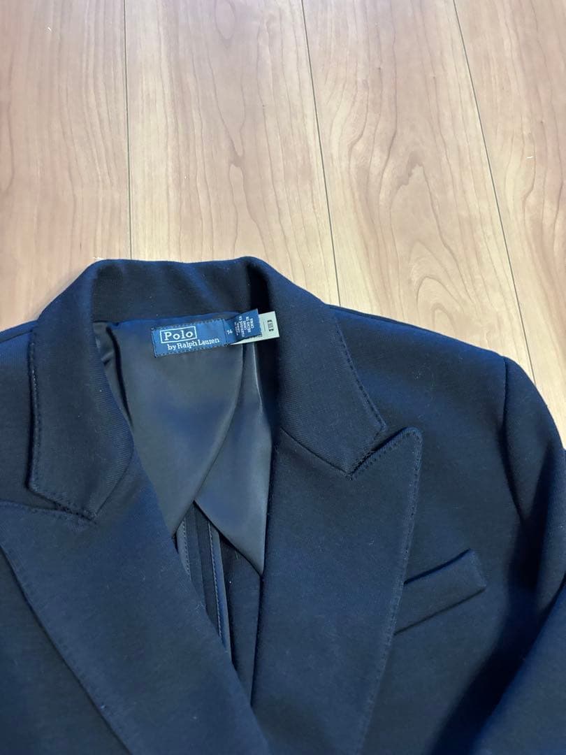値下美品 ラルフローレン 紺ブレ 金ボタン ダブルブレスト テーラードジャケット