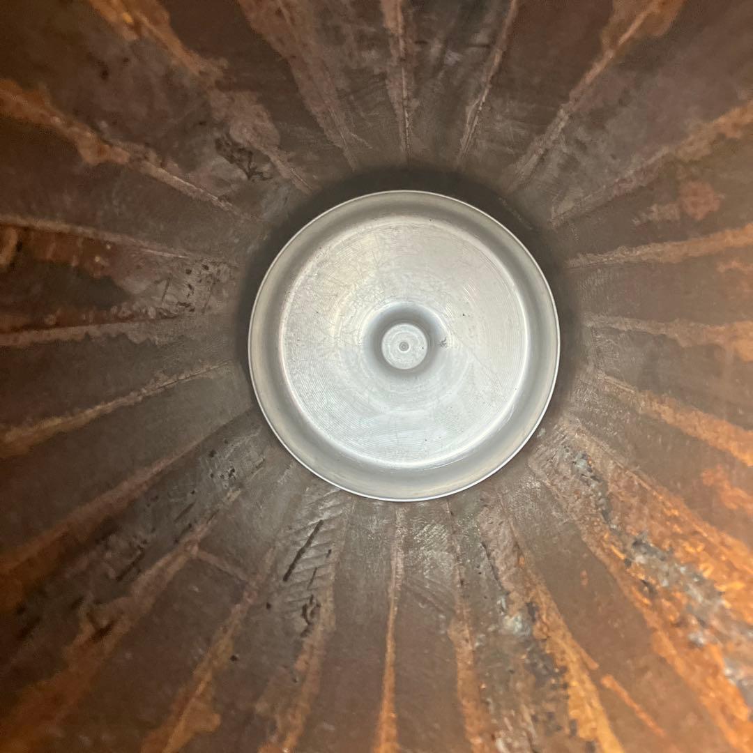 オランダアンティーク 北欧レトロ 木製円筒形傘立て 無垢材 ビンテージ