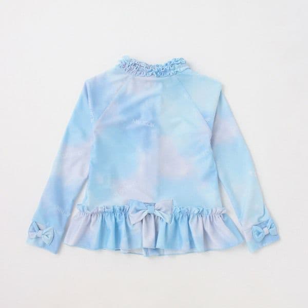 140㎝ 3点set セパレート 水着 ラッシュガード 新品 メゾピアノ