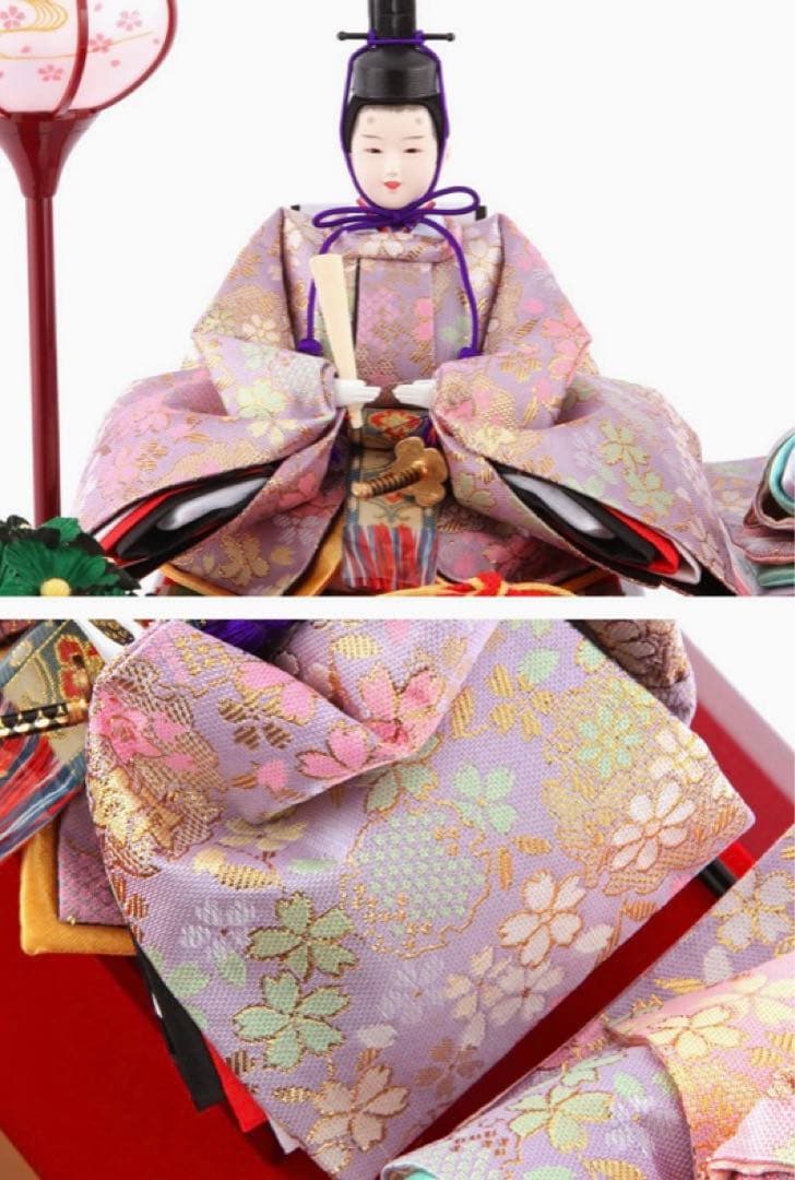 70%OFFセール！【新品本日発送】雛人形 コンパクト ひな人形 ケース飾り