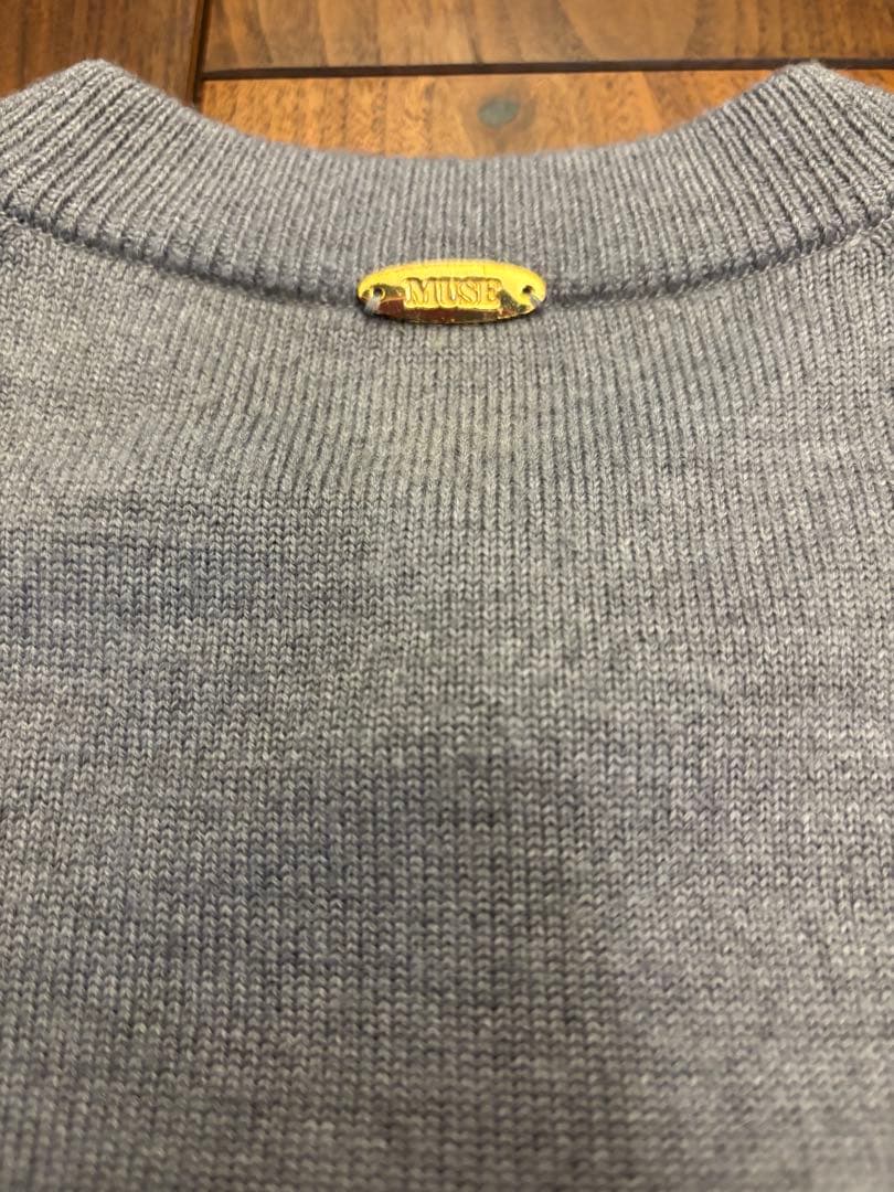 Deuxieme Classe WISH クルーネック カーディガン グレー