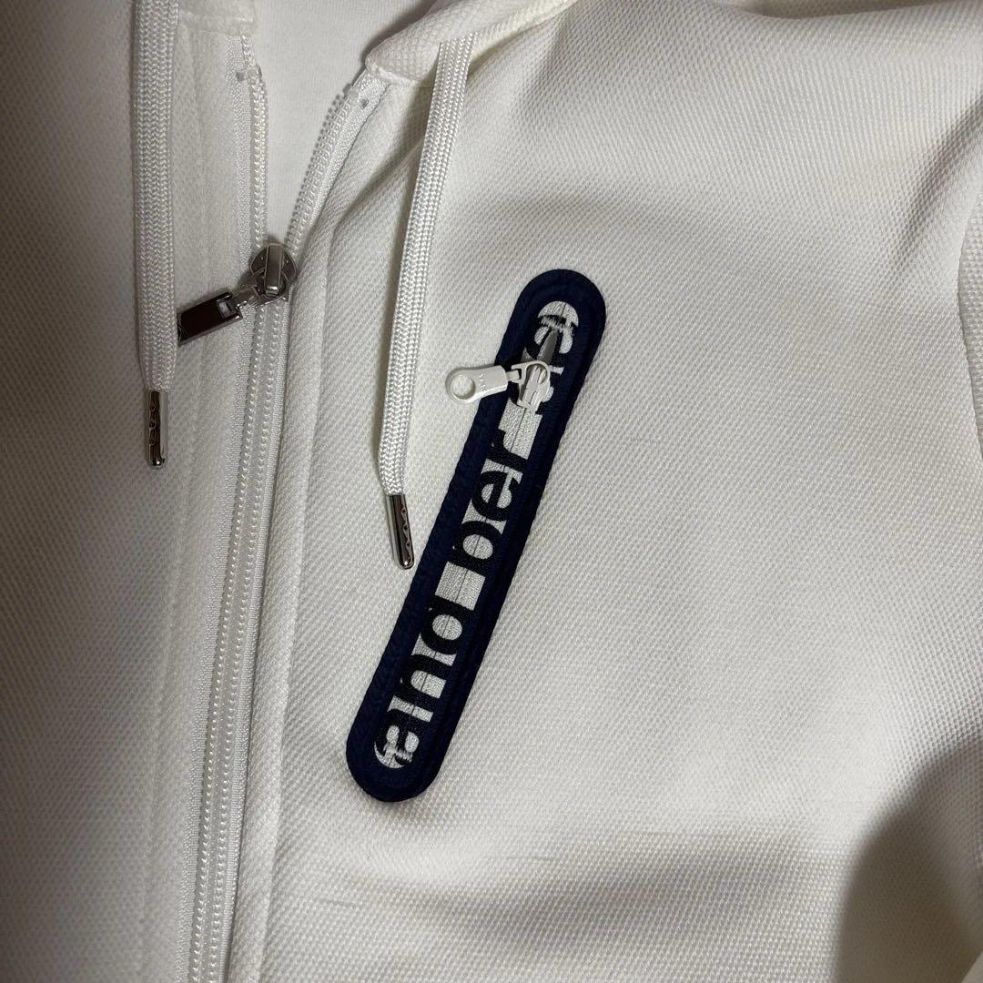 and per se ホワイト フルジップパーカー