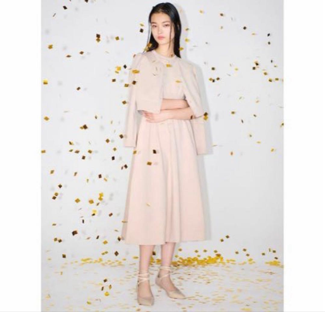 CELFORD コルセットディティールワンピース×カーディガンセット