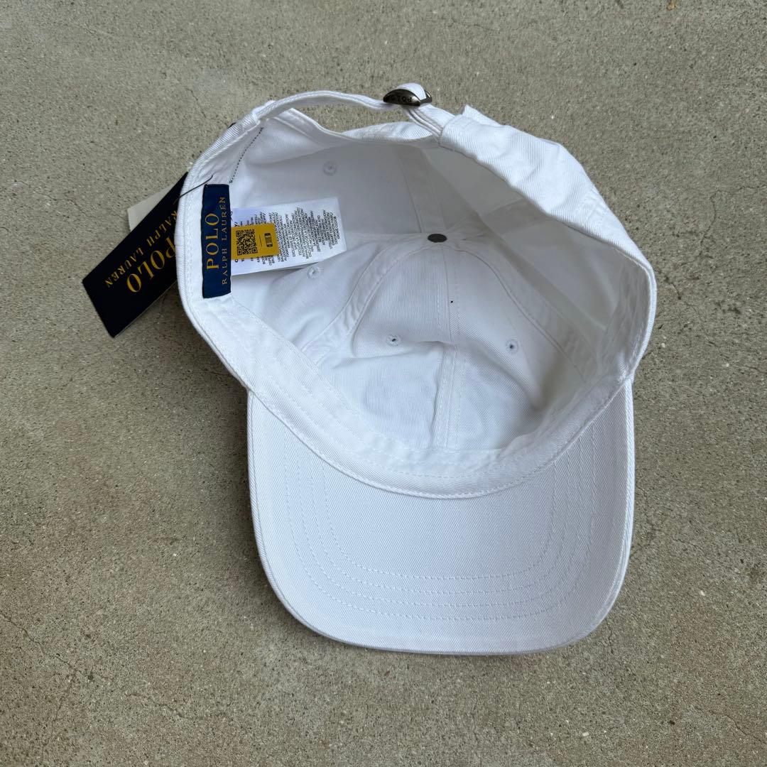 ポロラルフローレン　ラルフズコーヒー　キャップ　帽子　白　ホワイト