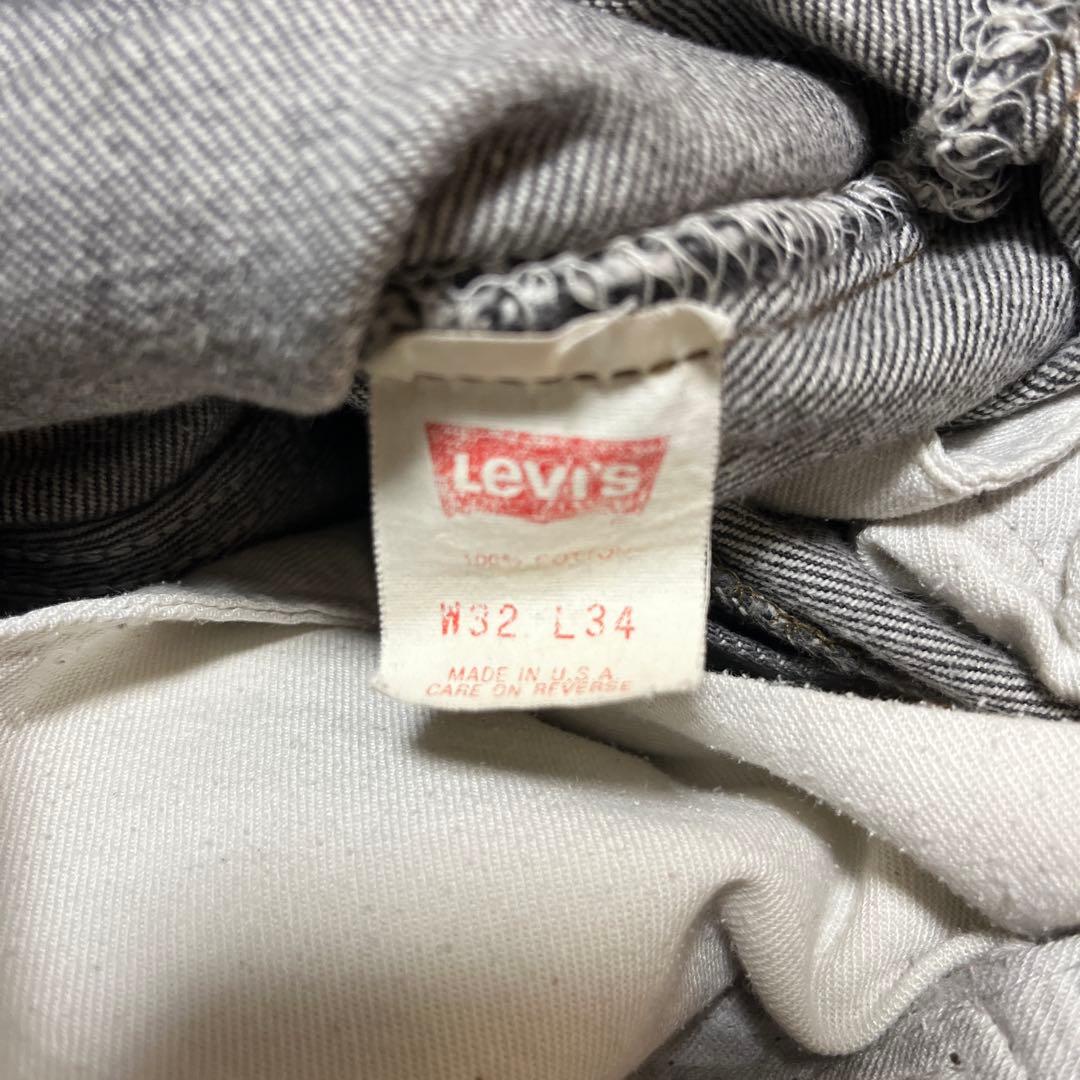 リーバイス501 ブラックUSA製　最終値下げです、よろしければお願いいたします