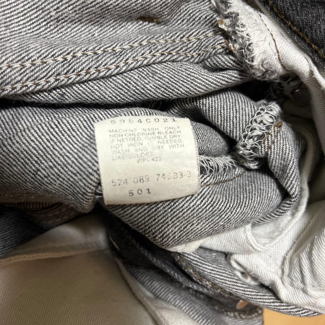 リーバイス501 ブラックUSA製　最終値下げです、よろしければお願いいたします