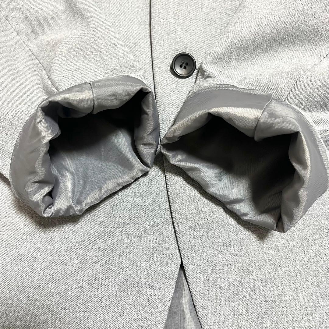 ✨美品✨SHIPS 洗える ウォッシャブル ビジネススーツ ノーカラー Lサイズ