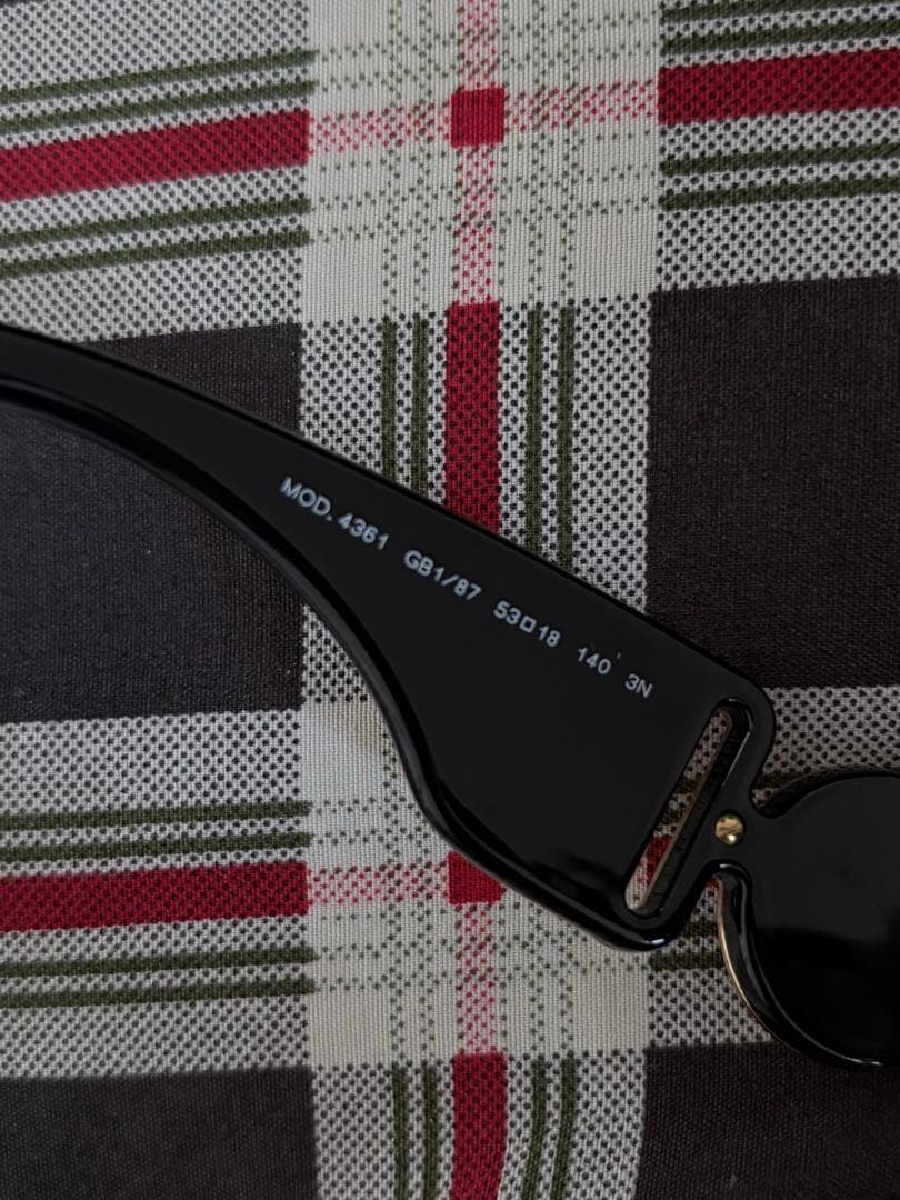 男女兼用 VERSACEブラック メドゥーサ ビギー サングラス