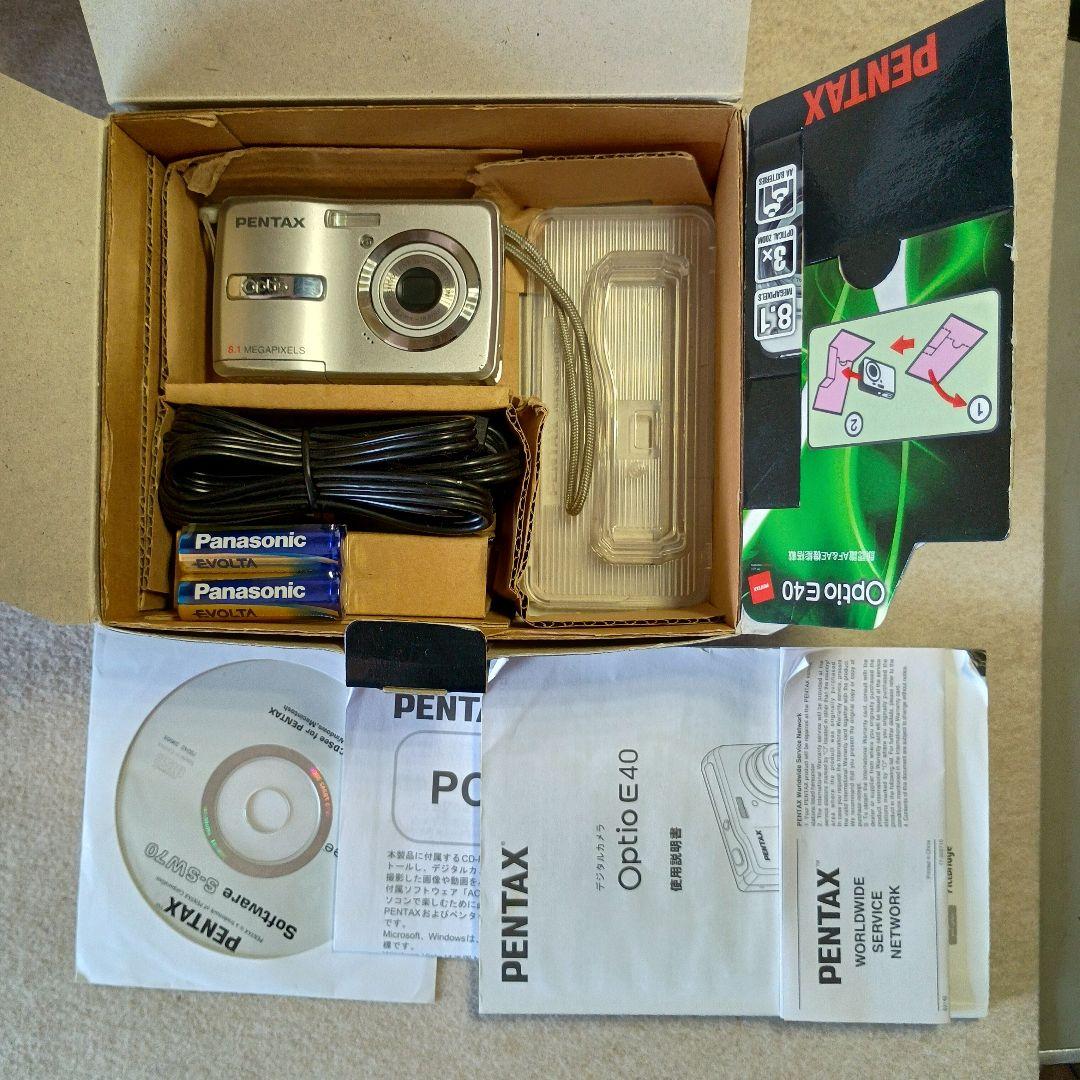 【便利な単三電池で使用可】ペンタックス Optio E40 3x 元箱付き