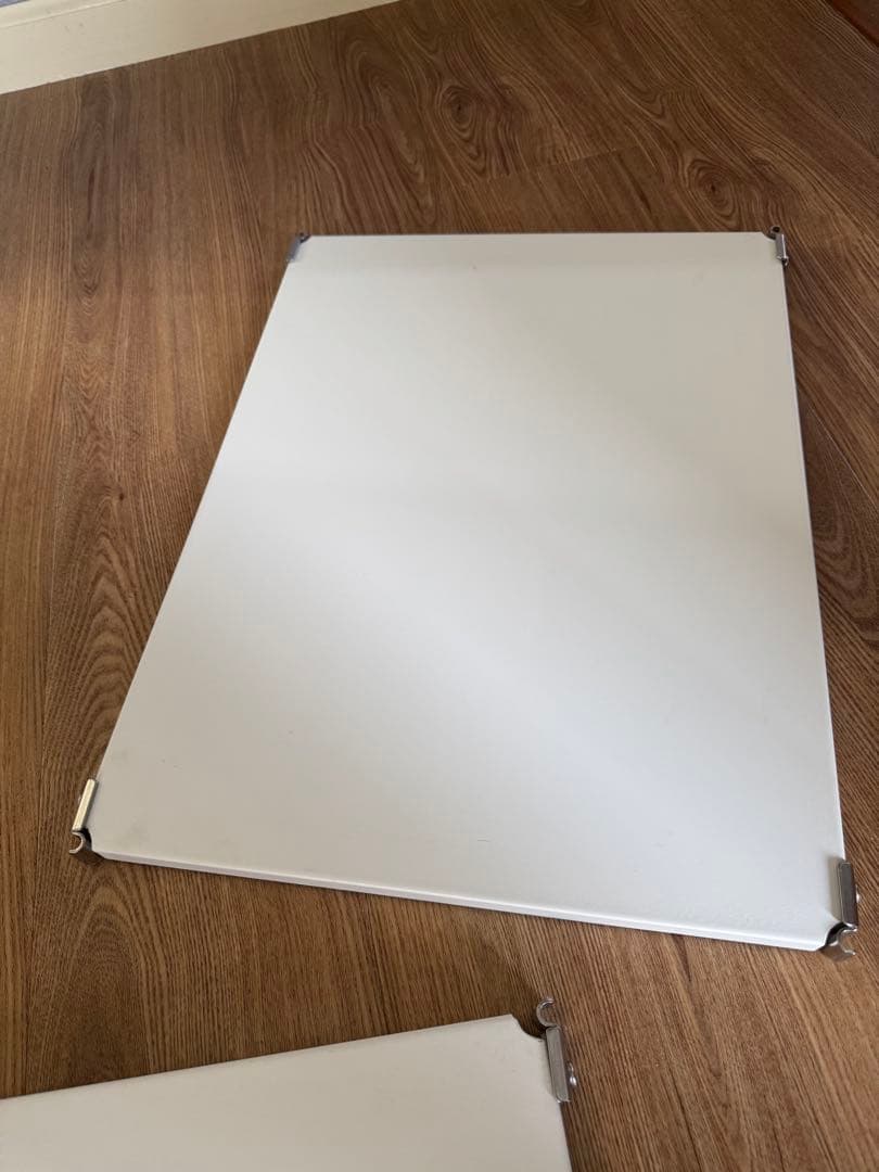 無印良品　ステンレスユニットシェルフ　ライトグレー　56センチ