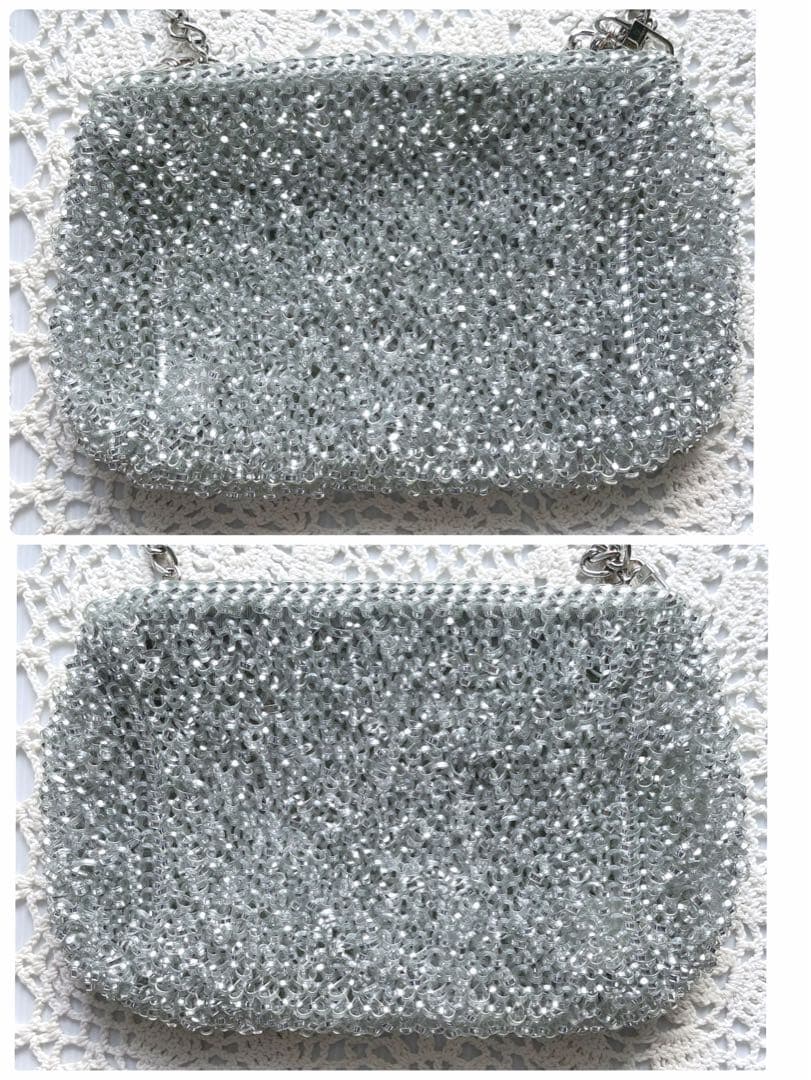 美品　アンテプリマ　ワイヤー　ニュースタンダード　ショルダーバッグ　シルバー