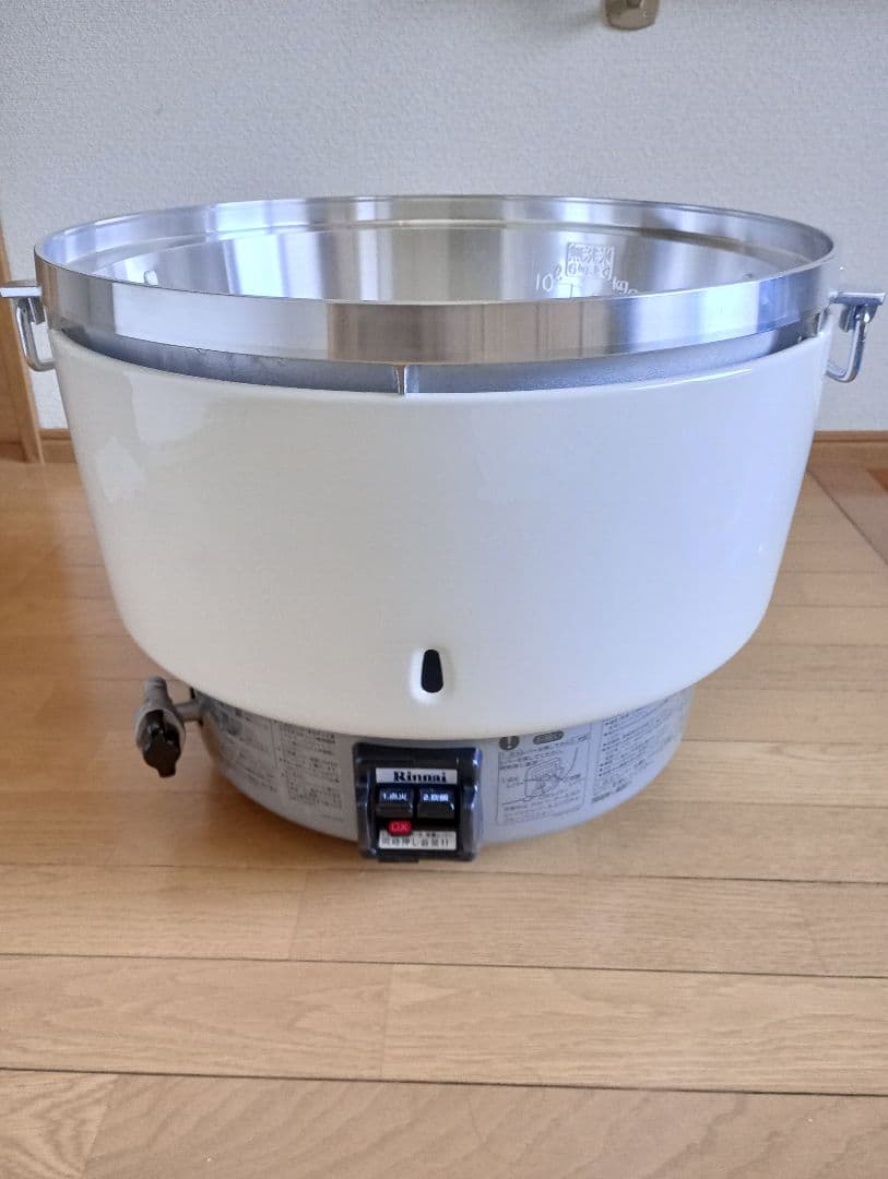 （一度だけ使用）リンナイ業務用　ガス炊飯器　RR-50S1【5升用】　都市ガス