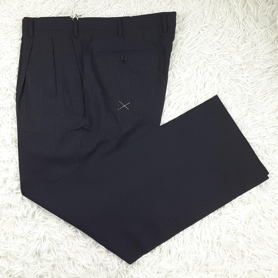 新品未使用タグ付き◎REGAL 2パンツスーツセットアップ ネイビー 背抜き