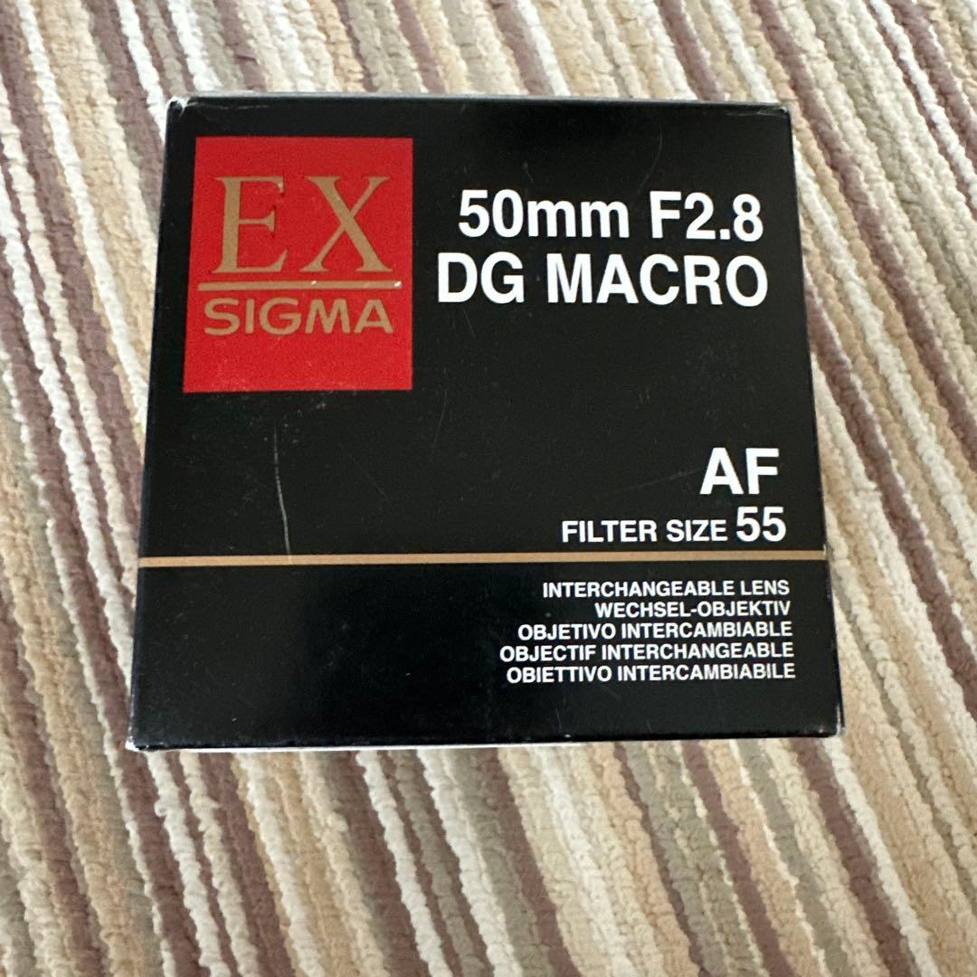 SIGMA DG MACRO 50mmf2.8 canon 新品未開封品