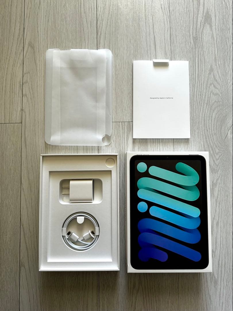 純正ケース付 / iPad mini 6 256gb スペースグレイ wi-fi