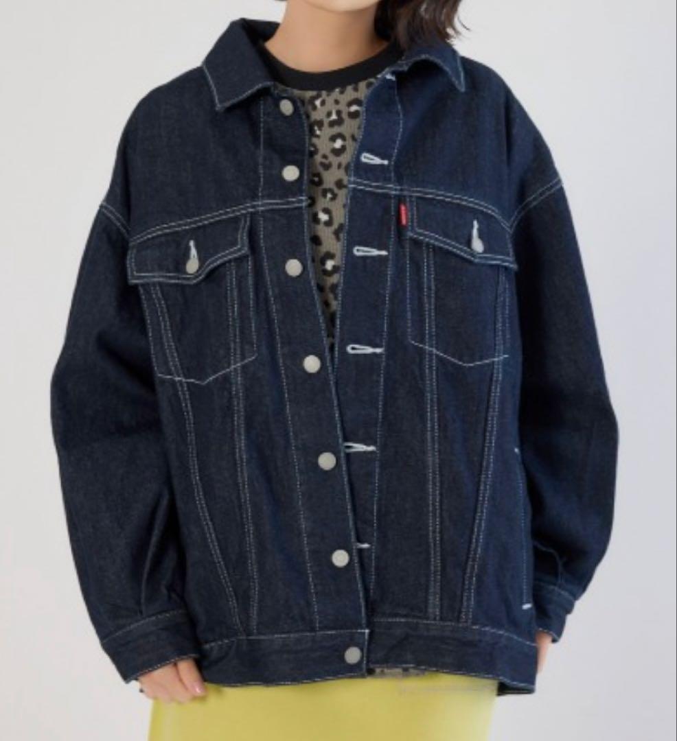 ロデオクラウンズ　ビッグリボンデニムジャケット