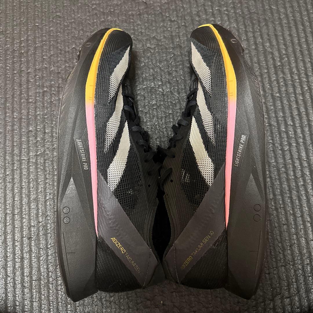 ADIZERO TAKUMI SEN 10ブラック/ホワイト/ピンク27.5cm