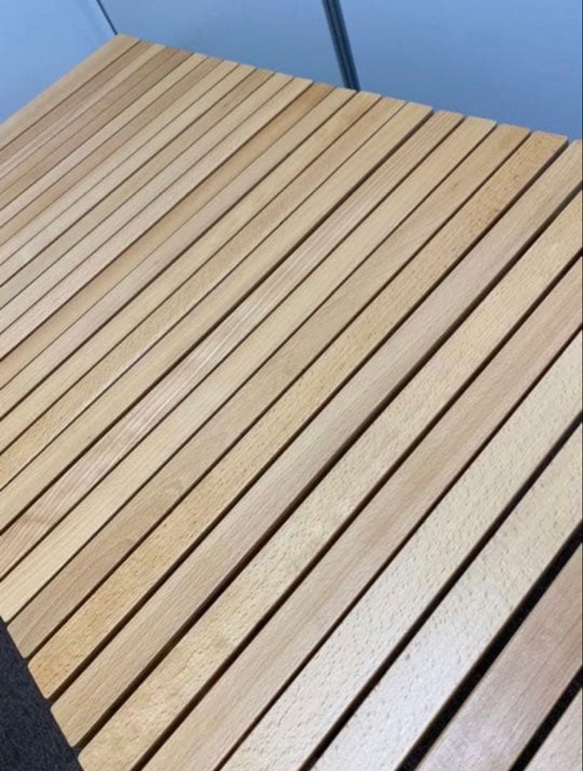 ハイランダー　ウッドロールトップテーブル　120