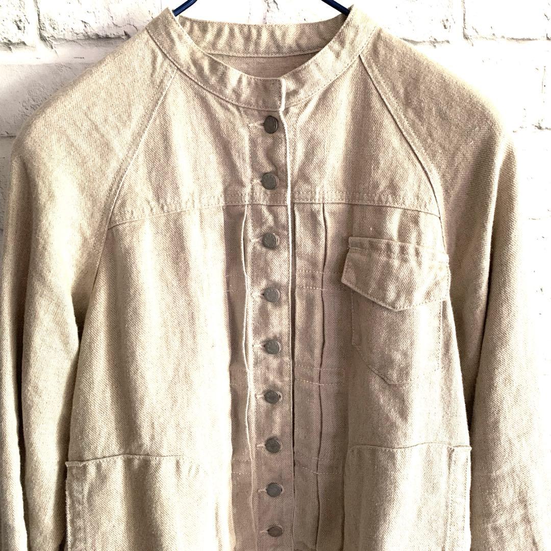 【美品】 si-si-si comfort リネンジャケット　 40