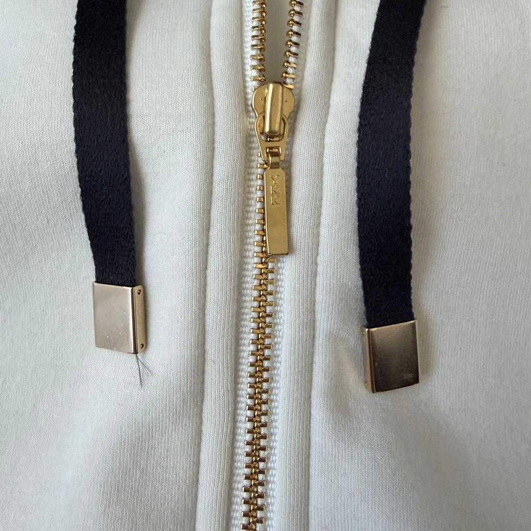 美品✨BEIGE ベイジ ダンボールニット ジップパーカー フーディー 4 L