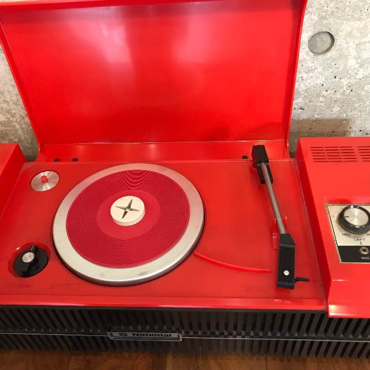 ナショナル レコードプレーヤー スピーカー付