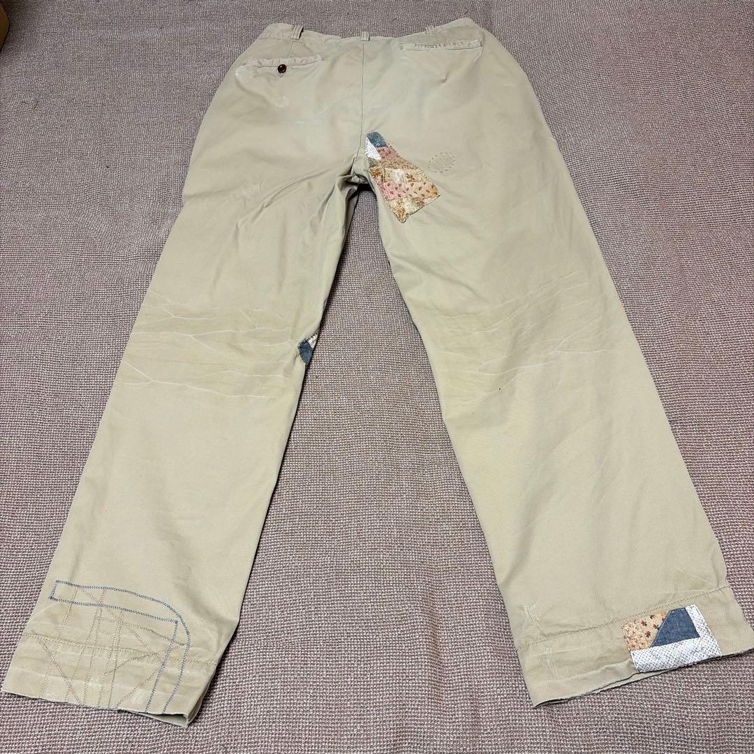 ポロラルフローレン パッチワークチノ 【QUILTED PANTRRL】RRL風