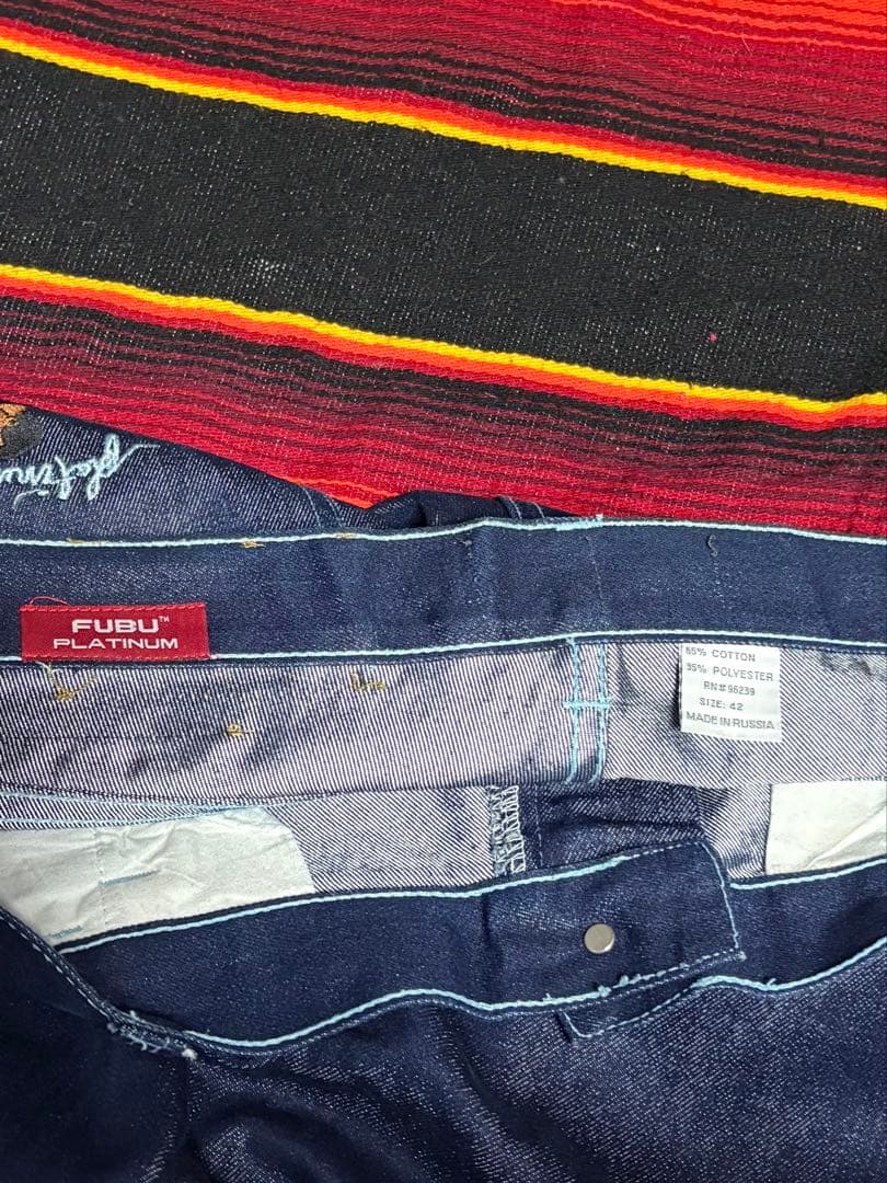 PLATINUM FUBU DENIM W42 激レア