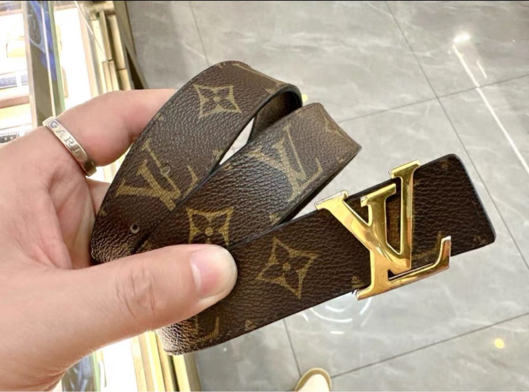 ルイヴィトン モノグラム イニシャル LVロゴ リバーシブル 85サイズ